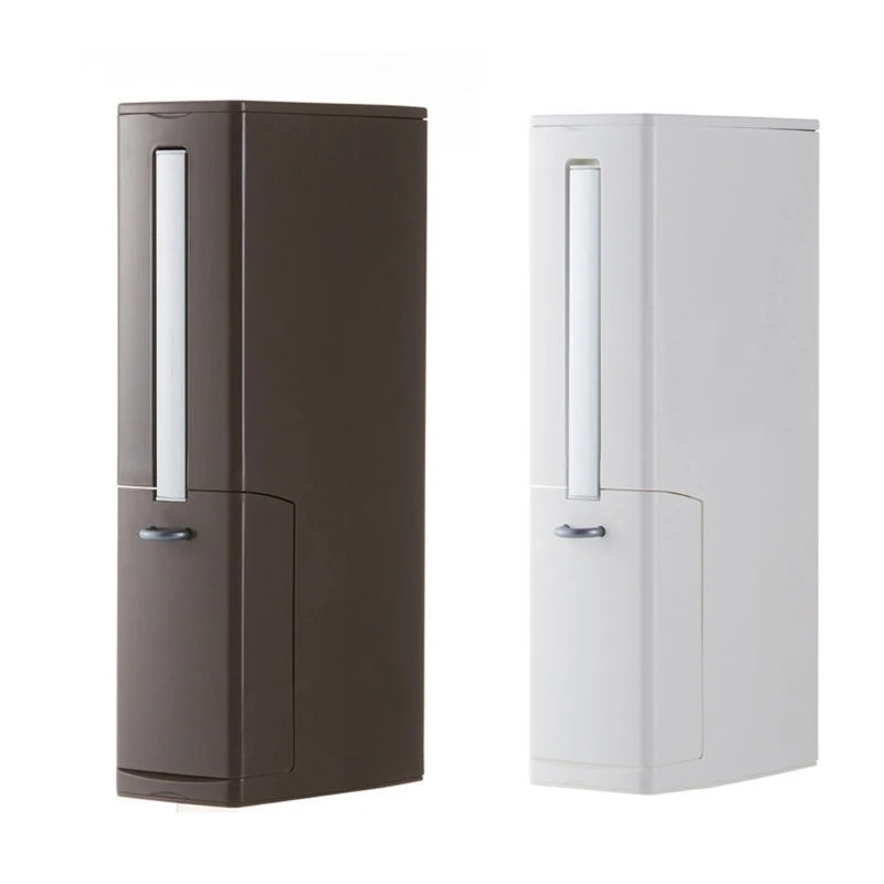 

Space saving Waste Bin and Toilet Brush Set for Cramped Environment