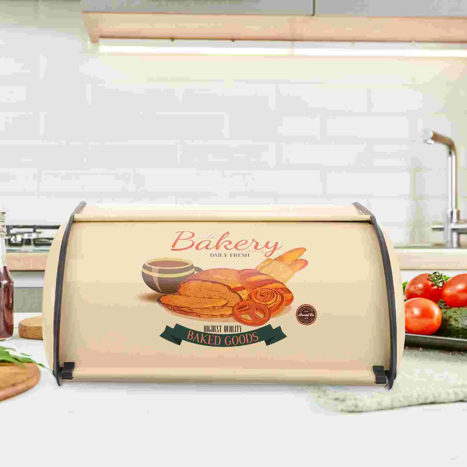 

Kitchen Bread Box Bread Storage Container Multi-Function Bread Container Desktop Bread Box Kitchen Accessories
