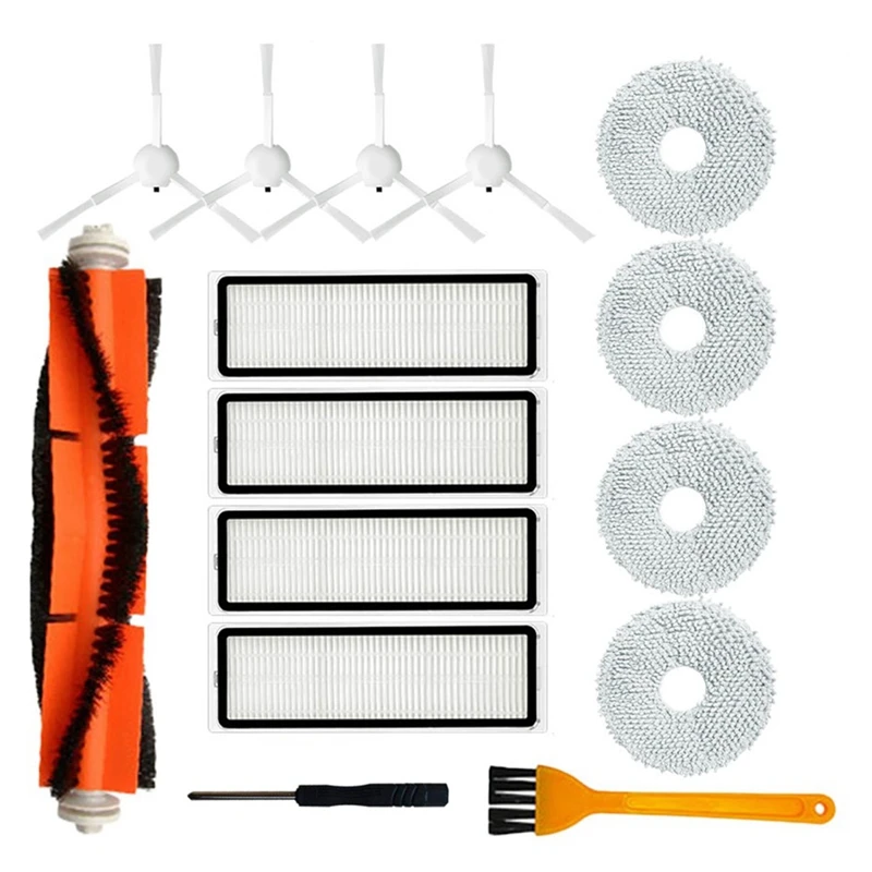 

For Xiaomi Robot Vacuum X10+ X10 Plus B101GL Replacement Spare Parts Accessories Main Side Brush Hepa Filter Mop Cloth Pads