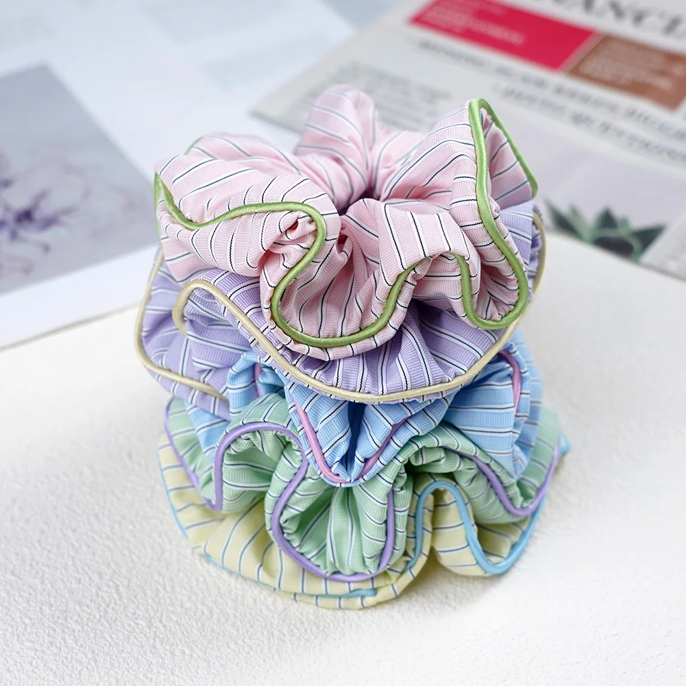 Vibrant Candy Color Hair Scrunchie
