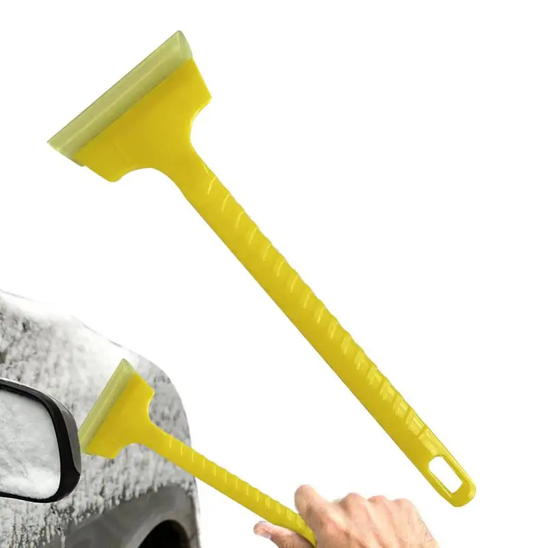 

Ice Scraper 10 Inch Scratch Free Bristle Head Snow Brush Tough Window Snow Scraper With Sturdy Body Ergonomic Grip Ice Scrapers