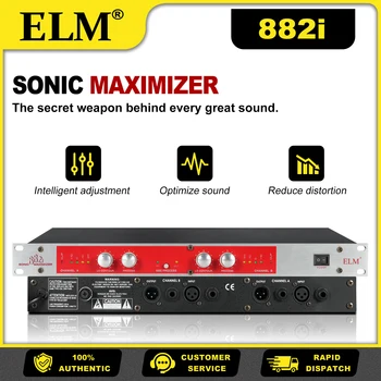 882i Dual Channel Sonic Maximizer BBE Exciter with Lo Contour Boost +12dB THD 0.025% 10Hz-50kHz for Vocal Mastering Broadcast 1