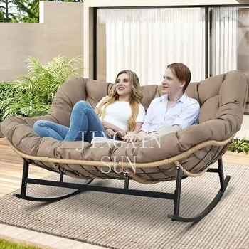Double Papasan Rocking Chair 1