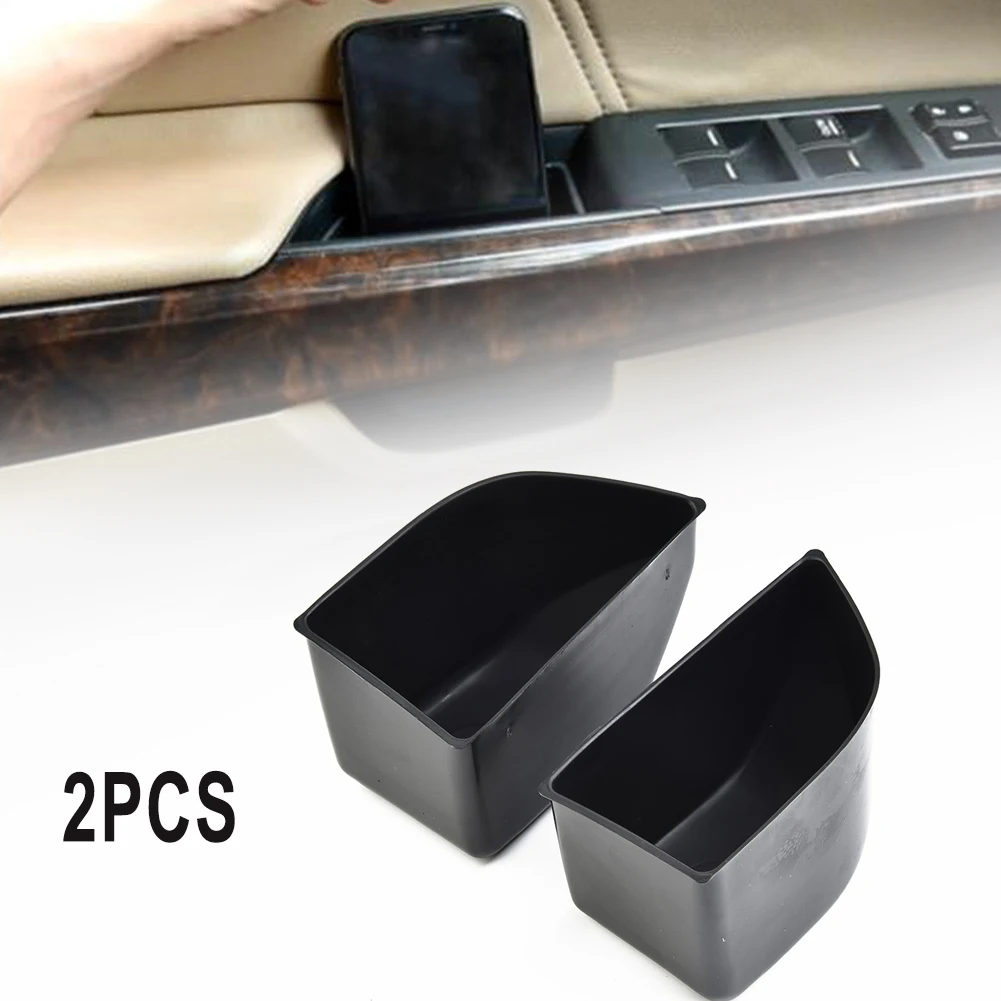 

ABS Black Car Front Door Storage Box Cover For Honda 8th Generation-Accord 2008-2013 Storage Box Trim Cover Kit Interior Part