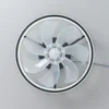 55W Ceiling Fan With Light, Ceiling LED Light Fan with Remote, Electric fan with LED Lamp for Home Rooms Bedroom 34cm 2