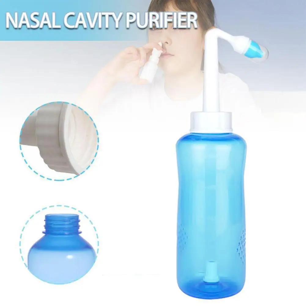 500ml Nasal Irrigator For Adults Children Nasal Rinse Bottle Nasal Wash Cleaner Nose Protector Avoid Allergic Rhinitisneti R5b3