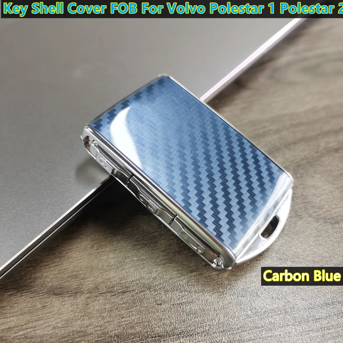 Per Volvo Polestar 1 Polestar 2 Sostituzione Auto In Lega Di Zinco Telaio In Metallo Telecomando Refit Modifica Chiave Shell Cover Fob
