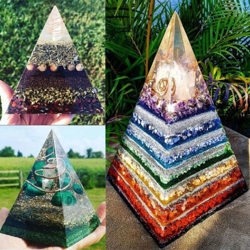 12cm Pyramid Epoxy Resin Mold Handmade Ornaments Silicone Mould DIY Crafts Mold