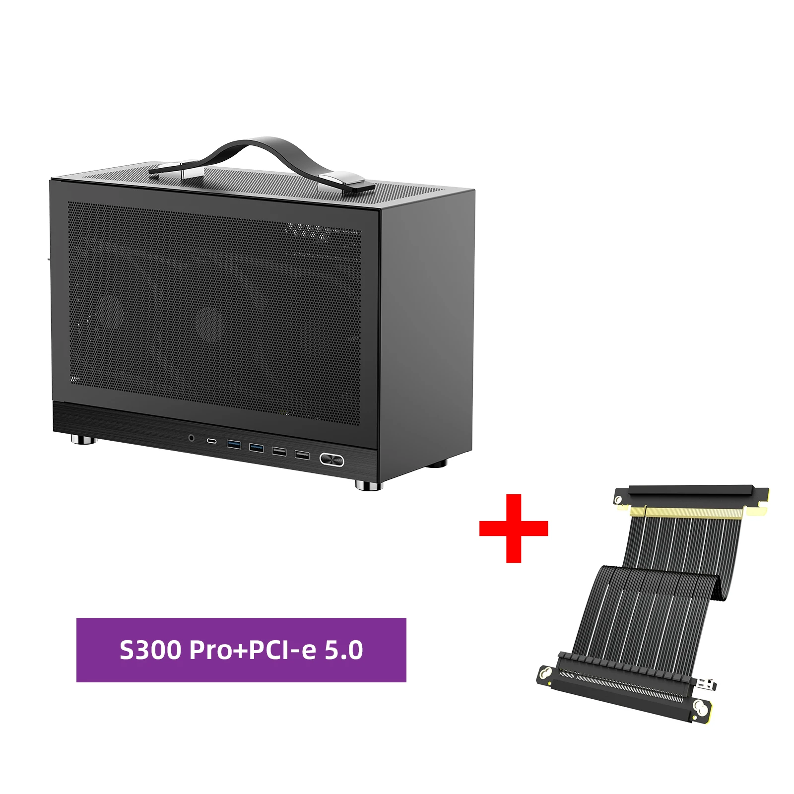 Shiny Snake S300 Pro - 8.5L MESH ITX Chassis - Support 3 Cooling