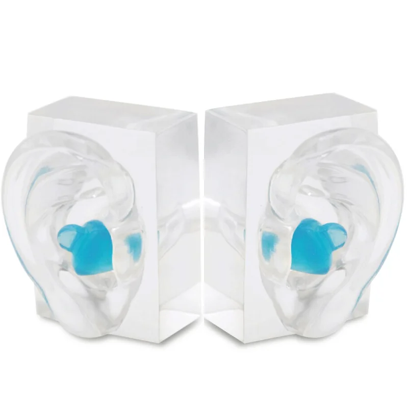 ClearAcrylicEarModelDemoModelsforHearingAidDispensersand