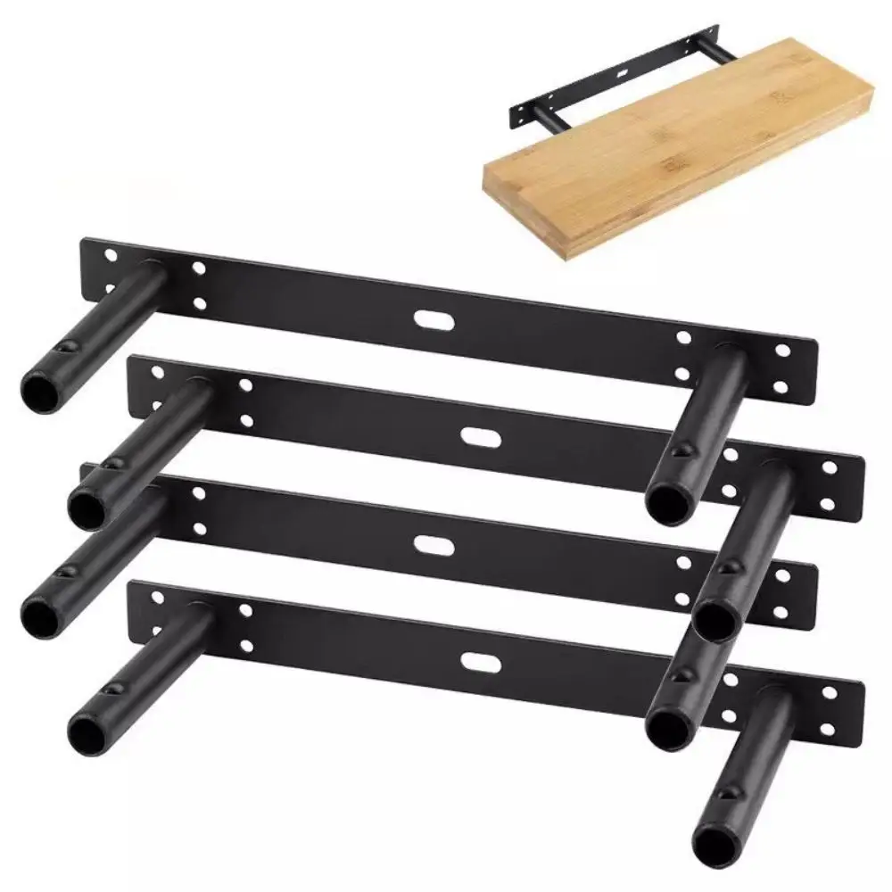 Amba Products Accessory AR-BPSH-B Radiant Shelf Bracket Pack - 3.5 x 1 x 1 in. - Brushed Finish main image 1