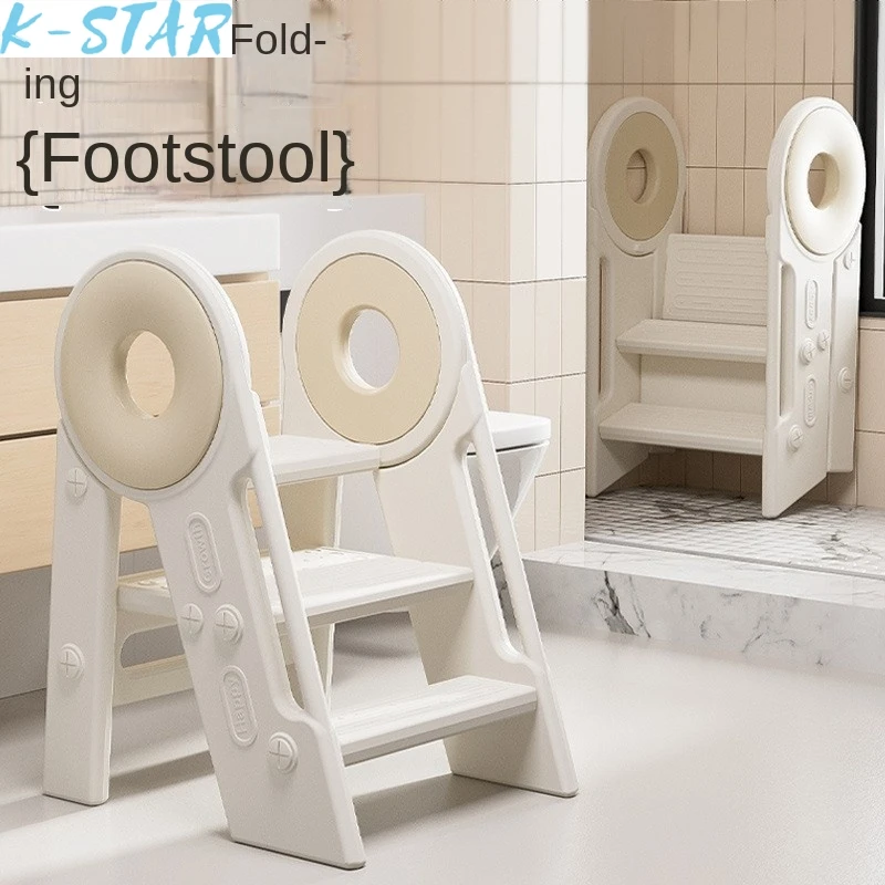 Baby Footstool Washes Hands Increases Height Pads Steps Stairs Handrails Anti Slip