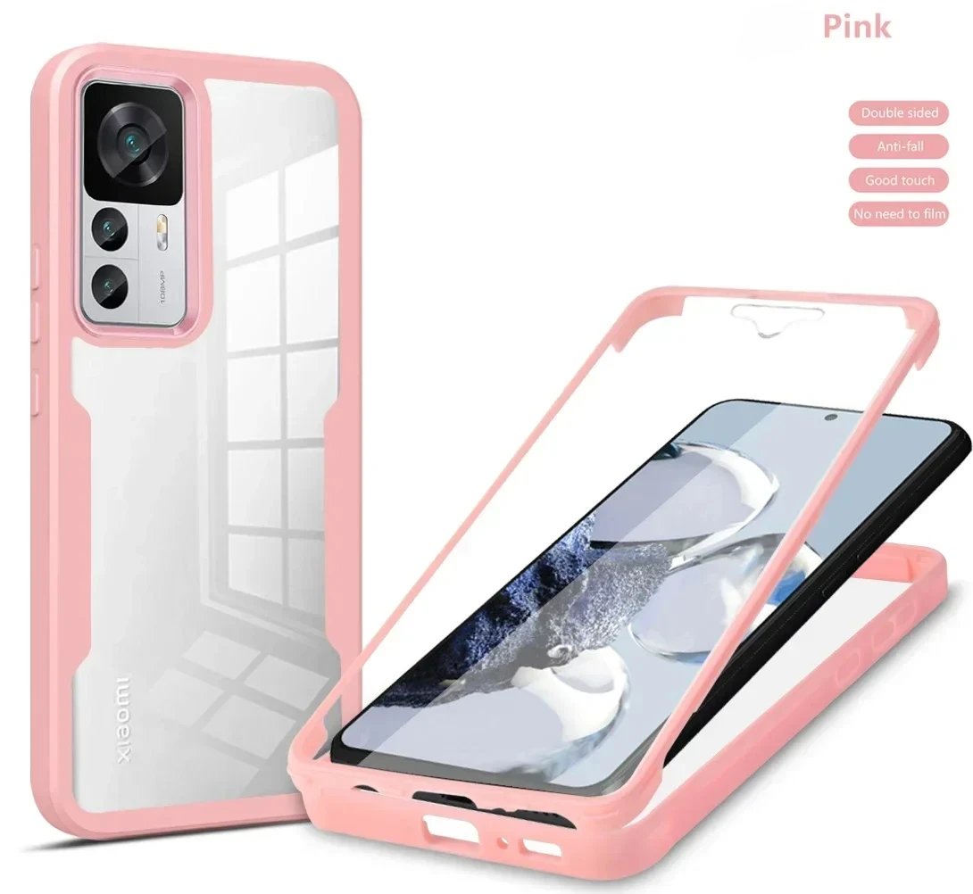 Crystal Clear 360° Protection Phone Case with Screen Protector
