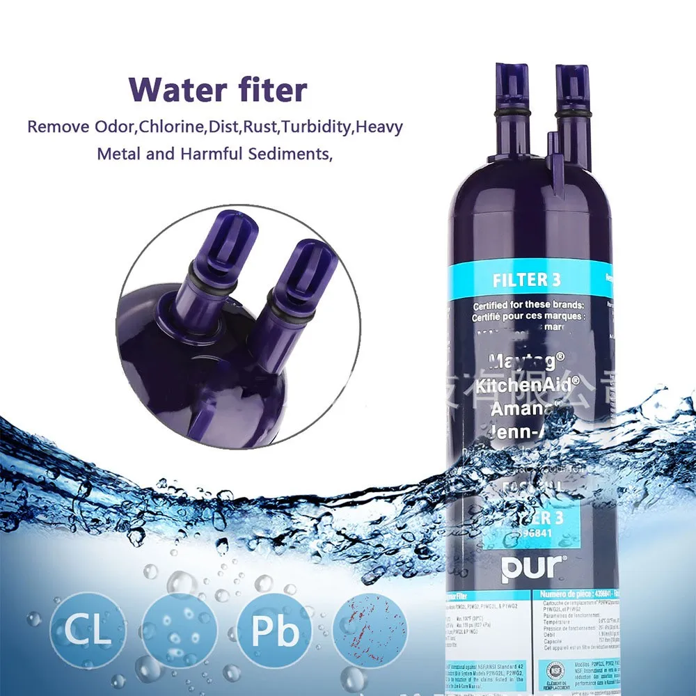 Replace Filter3 Refrigerator Water Filter Compatible with  EDR3RXD1 4396841 4396710 P2RFWG2 9083 9030 46-9083
