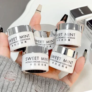 Heallor Long Lasting Full Cover Concealer Cream Makeup Invisible Eye Dark Circles Cream Face Foundation Waterproof Make Up Base - Thumbnail 6