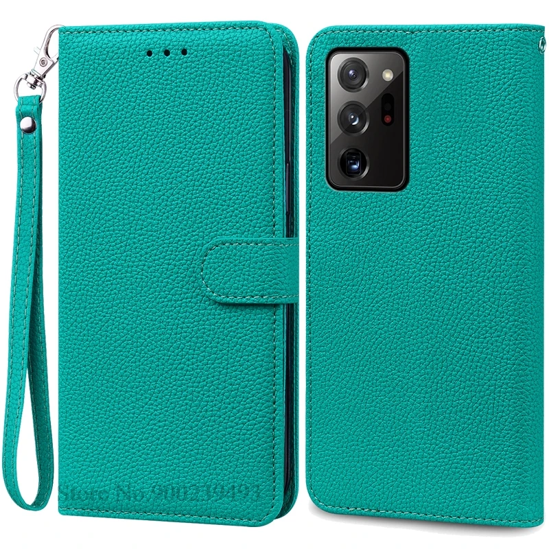 Leather Flip Wallet Case - Stylish Protection & Storage