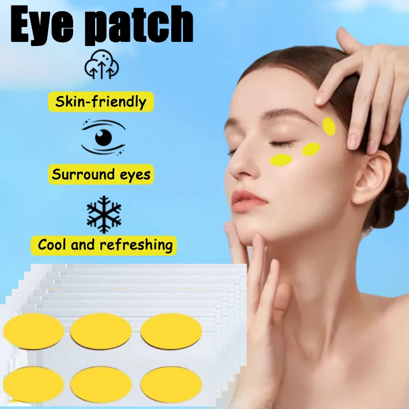 30/60/90Pcs Eyes Care Patch Relief for Dry Eye Fatigue Acupoints Eye Cooling Pads Patches Protect Eyesight Revitalize Health Eye