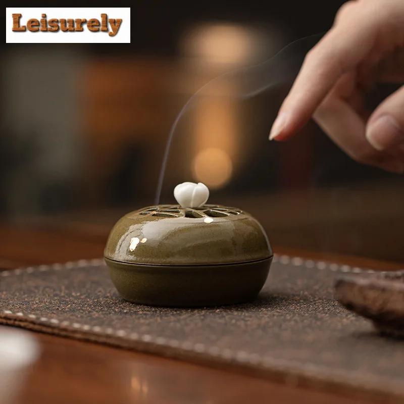 Window Shadow Flat Plum Blossom Incense Holder Water Fountain Decoration Incense Burners Aromatherapy Censer Indoor Ornaments