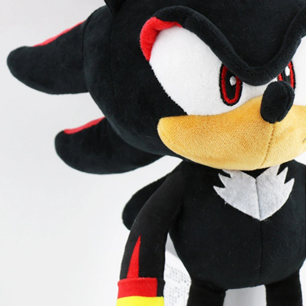 Sonic the Hedgehog : Shadow Plush 8 Inches Authentic Stuff Toy Soft  Plush 