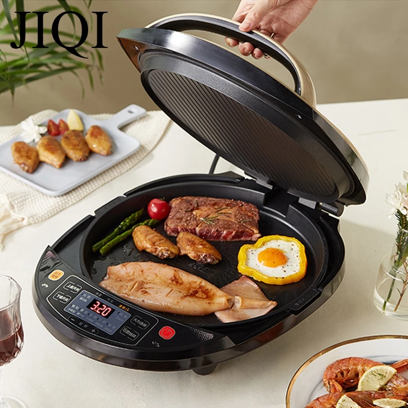JIQI Automatic Double Heating Pancake Makers Household Electric Baking