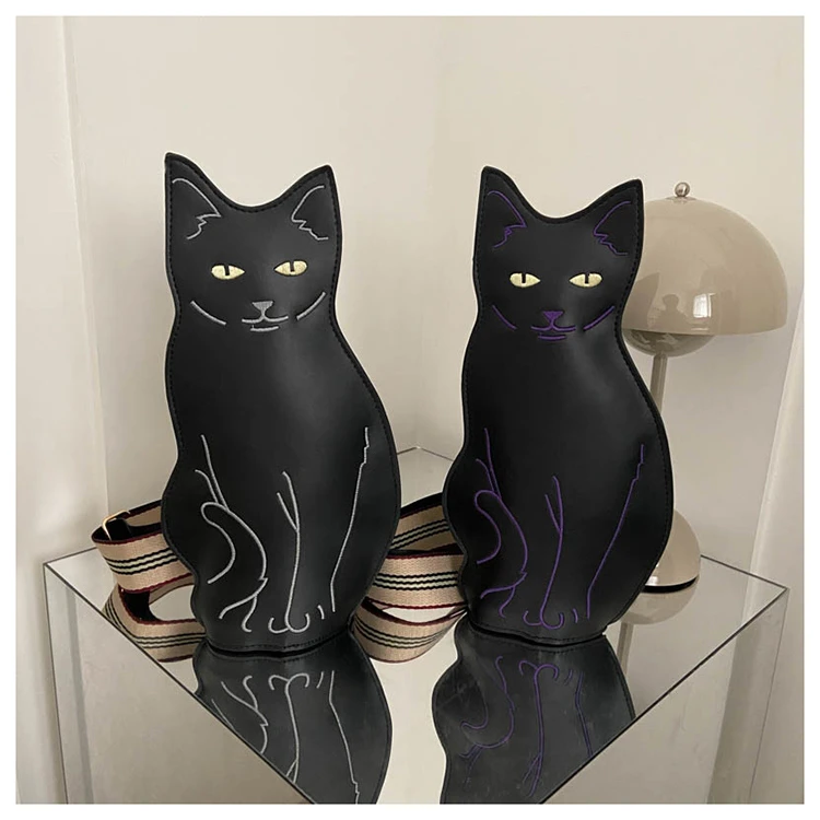 

Girly style personality modeling large capacity casual cute cartoon kitten single shoulder oblique straddle bag female