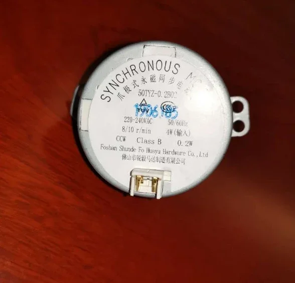 Motor Síncrono do Ímã Permanente Garra Pólo do Calefator 50tyz0.2b02 220v240vac 10 r Min 1pc