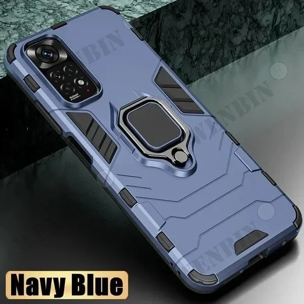Luxury Shockproof Multi-Function Hard Armor Case with Slide Lens Protector