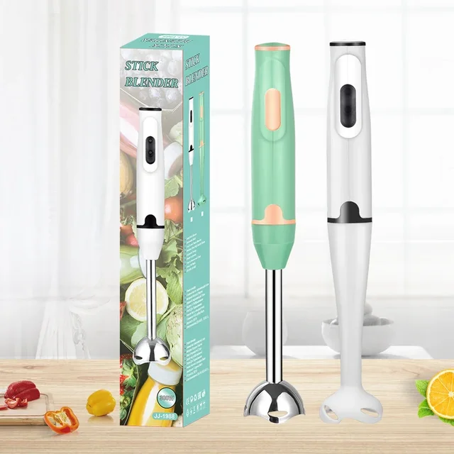 Nuovo Frullatore Elettrico EU/US/UK Spina Agitatore Asta Mixer Bastone In Acciaio Inox Frullatore A Mano Commestibile per Alimenti Per Bambini Cottura Della Cucina 4