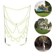Outdoor  Activity Big Size Adjustable  Bubble Wand Set Long Huge Bubbles Kids Toys Children Rainbow World Bubble Swing  Foldable 1