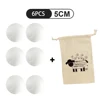 6 Pcs Wool ball