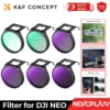 K&F Concept Drone Filter Set for DJI NEO Multi-Coated HD UV CPL ND8 ND16 ND32 ND64 Polarizer Neutral Density Drone Lenses Filter 1