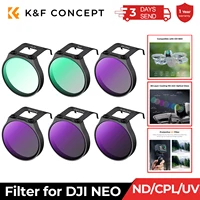 K&F Concept Drone Filter Set for DJI NEO Multi-Coated HD UV CPL ND8 ND16 ND32 ND64 Polarizer Neutral Density Drone Lenses Filter 1