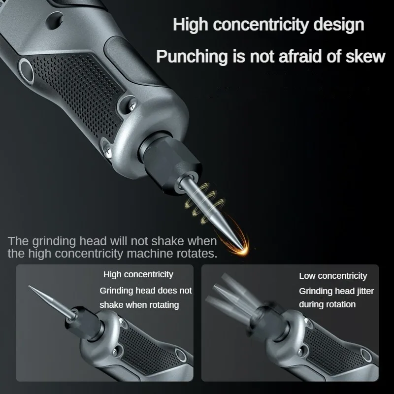 Electric Grinding Pen, Electric Mini Drill Grinder Better Control Durable  and Multifunctional Grinding Machine for Engraving for Milling for DIY  Creations 