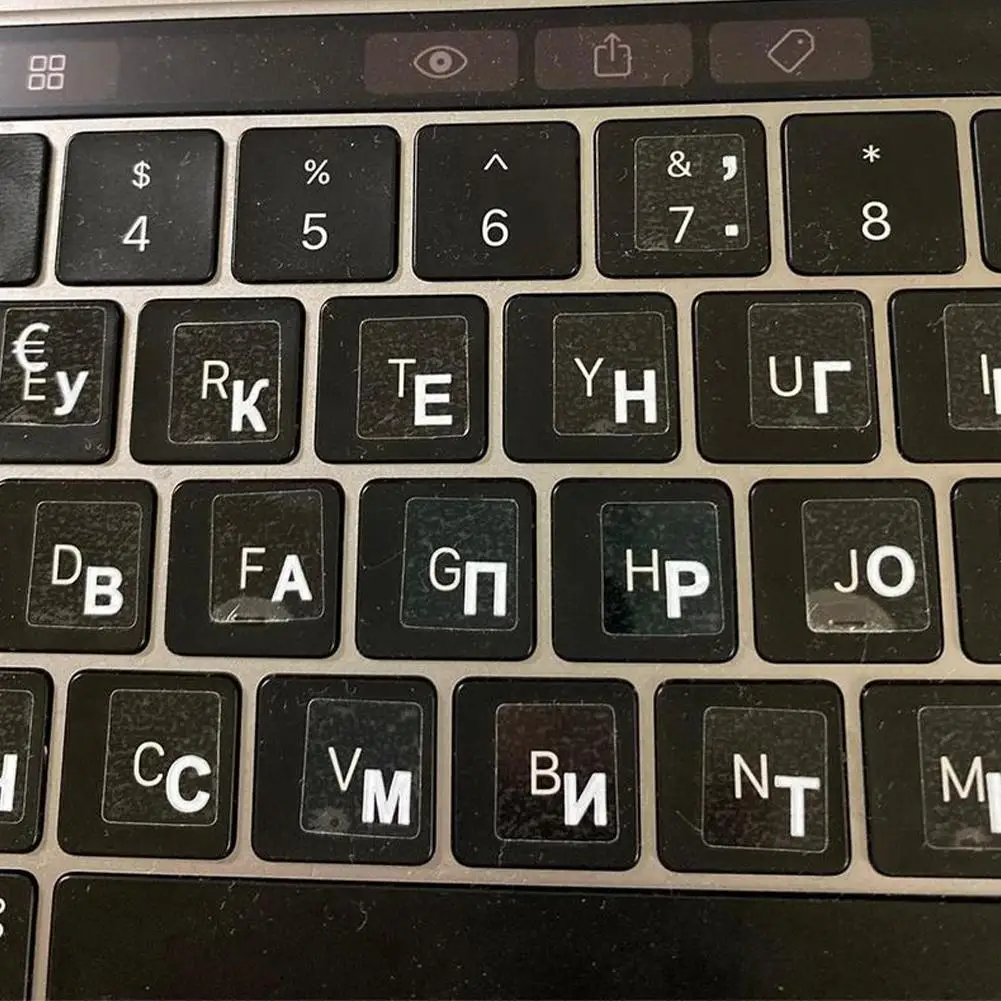 

Russian Language Keyboard Sticker Film Language Letter Keyboard Cover For Computer Notebook Dust Protection Laptop Accessories