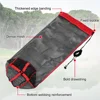 Drawstring Fishing Net Nylon Fish Guard Basket Foldable Nylon Mesh Fishing Net Tool Small Fish Crayfish Shrimp Crab Accessories 2