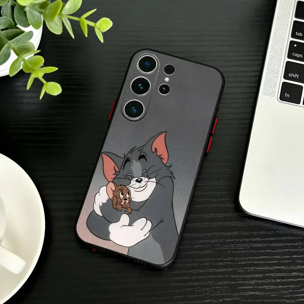 Cartoon Duo Black Soft Phone Case Cover