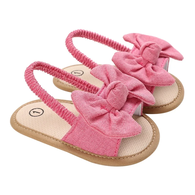 0-18M Baby Sandals Girls Summer Shoes Toddler Hollow Out Non-Slip Soft Sole Shoes Infant Beach Flat Slipper Prewalker