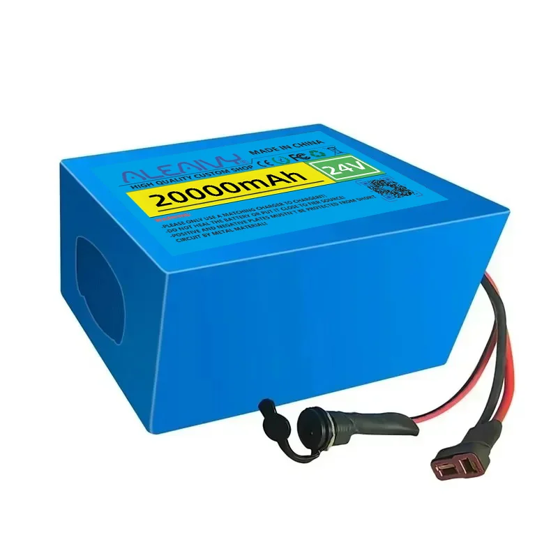Batteria 24V 100Ah 7s3p Con BMS Incluso E Caricabatterie 29,4V 2A – Alta Capacità