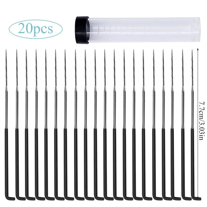 RORGETO Felting Needles Wool Felt Pocked Needles Set Felting Supplies  Felting Pocked Needles for Starter DIY Handwork Craft Tool