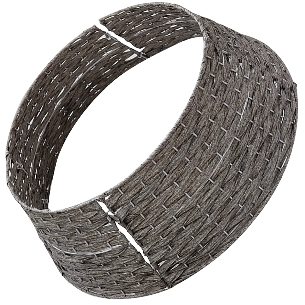 

Christmas Tree Collar 60X40Cm Plastic Rattan Tree Collar Round Christmas Tree Base Cover Rustic Tree Ring Woven Tree Skirt