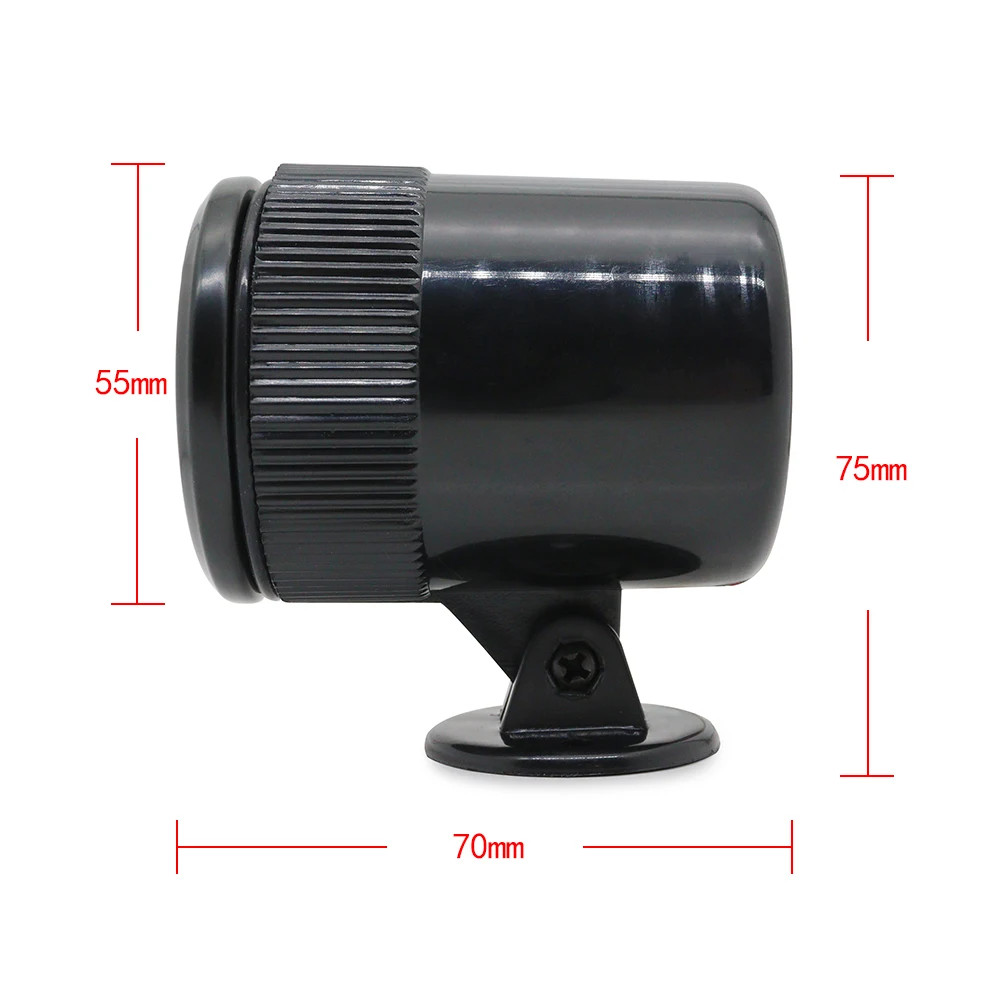 2 Zoll 52mm Auto-Drehzahlmesser 0-8000 U/min Analoges Tachometer mit schwarzem Gehäuse und weißer LED für 1-8 Zylinder Fahrzeuge – Detail 5