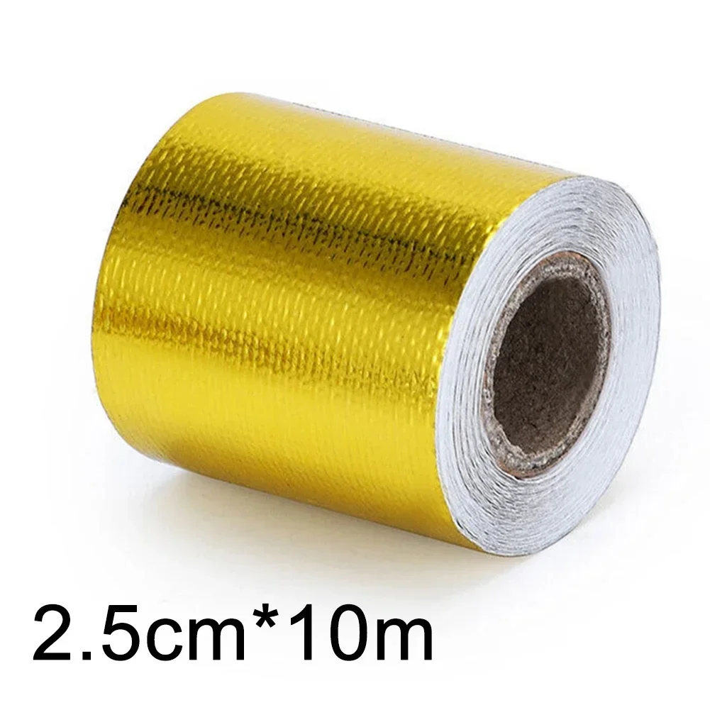 Car Exhaust Wrap Thermal Installation Heat Insulation Tape Roll High Temperature Resistance Note Number Easy Installation