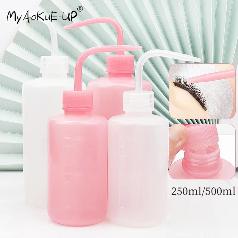 250/500 ml 속눈썹 청소 세척 병 눈썹 리무버 스킨 케어 이식 속눈썹 클렌저 병 속눈썹 연장 메이크업 도구