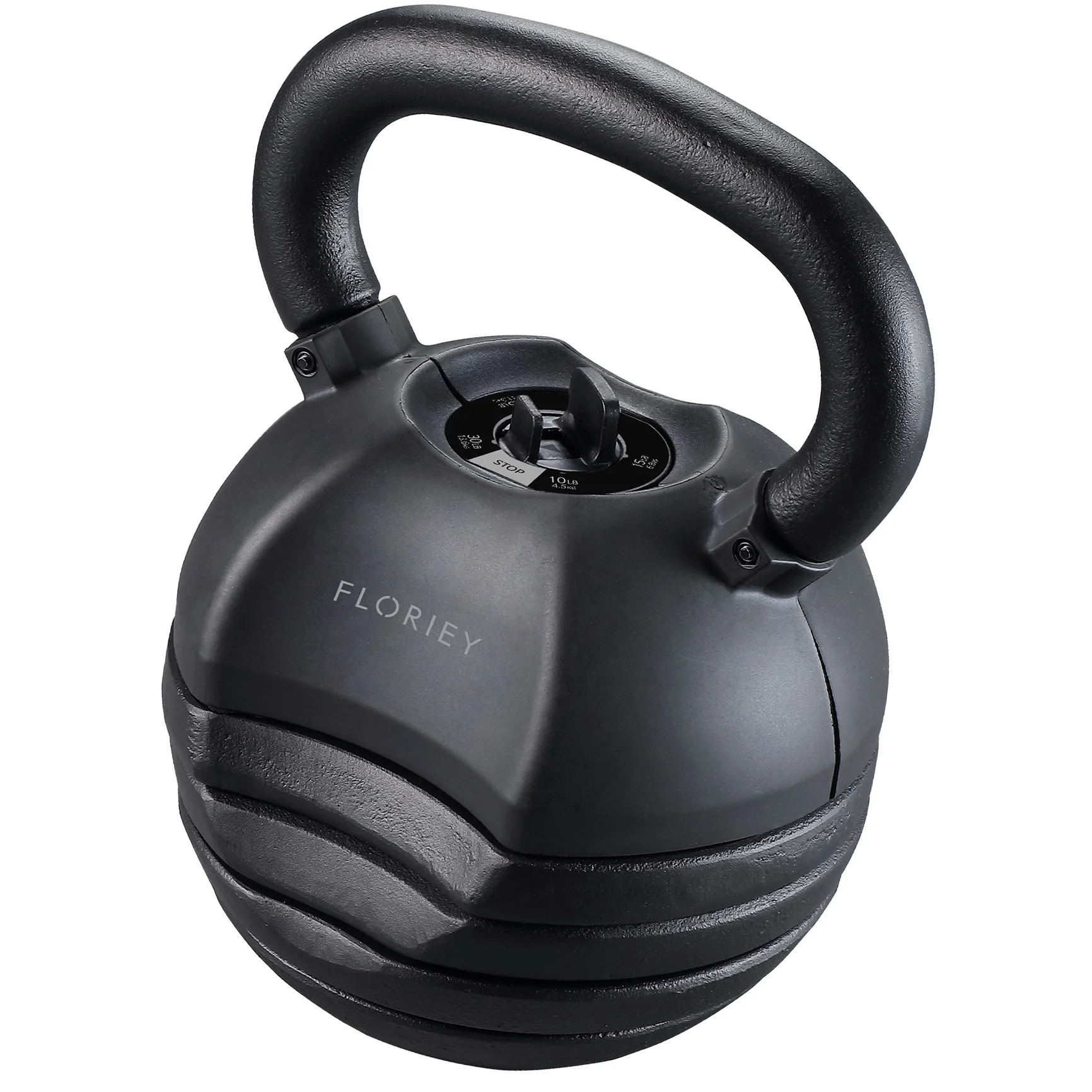 30Lb 13.6Kg Kettlebell Regolabile Rivestito In Gomma Kettlebell Regolabile Set Bilanciere Con Manubri