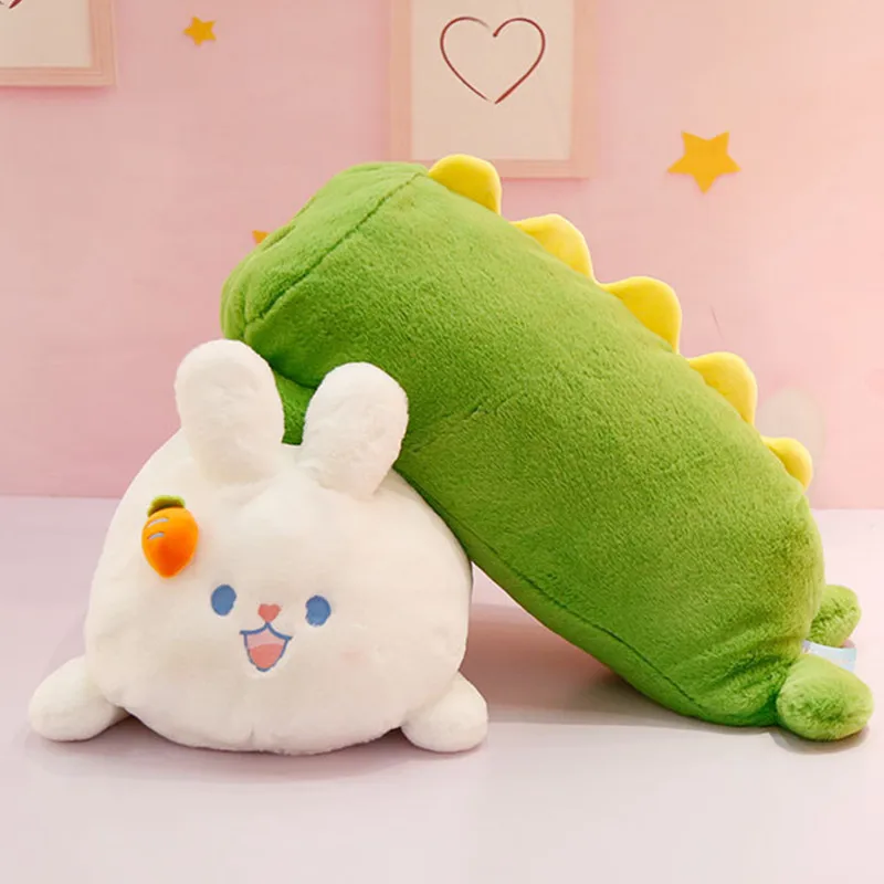 

Cute/Soft/Long Animal Plush Toy Pig Dinosaur Lying Pillow Bed Pillow Sleeping Pillow Girl Gift Home Decoration Ornaments Unisex