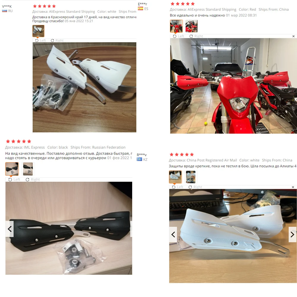 오토바이 핸드 가드 핸드가드 프로텍터, KTM 카요 SX SXF KLX KX KXF YZ YZF CR CRF RMZ 더트 바이크 엔듀로 슈퍼모토, 22mm 28mm