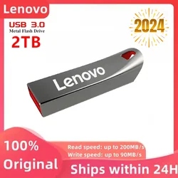 Lenovo 2TB Usb 3.0 Flash Drives High Speed Metal Pendrive 1TB 512GB 256GB Portable Usb Drive Waterproof Memoria Usb Flash Disk