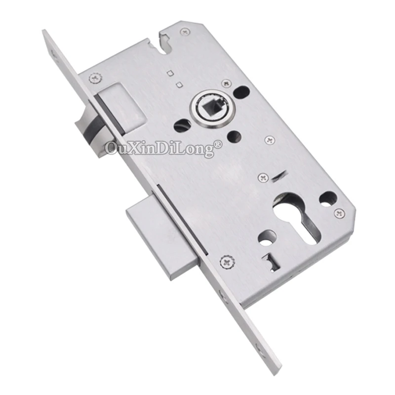 1Piece Stainless Steel Heavy Spring Door Lock body 7255/5572 Double Tongue Bearing Silent Door Lockbody Lock Repair Parts