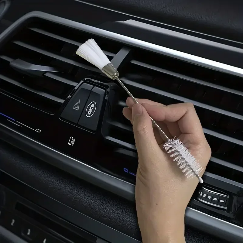 Car Air Outlet Cleaning Brush Air Conditioner Vent Brush Microfibre Car Grille Cleaner Auto Blinds Duster Interior accessories