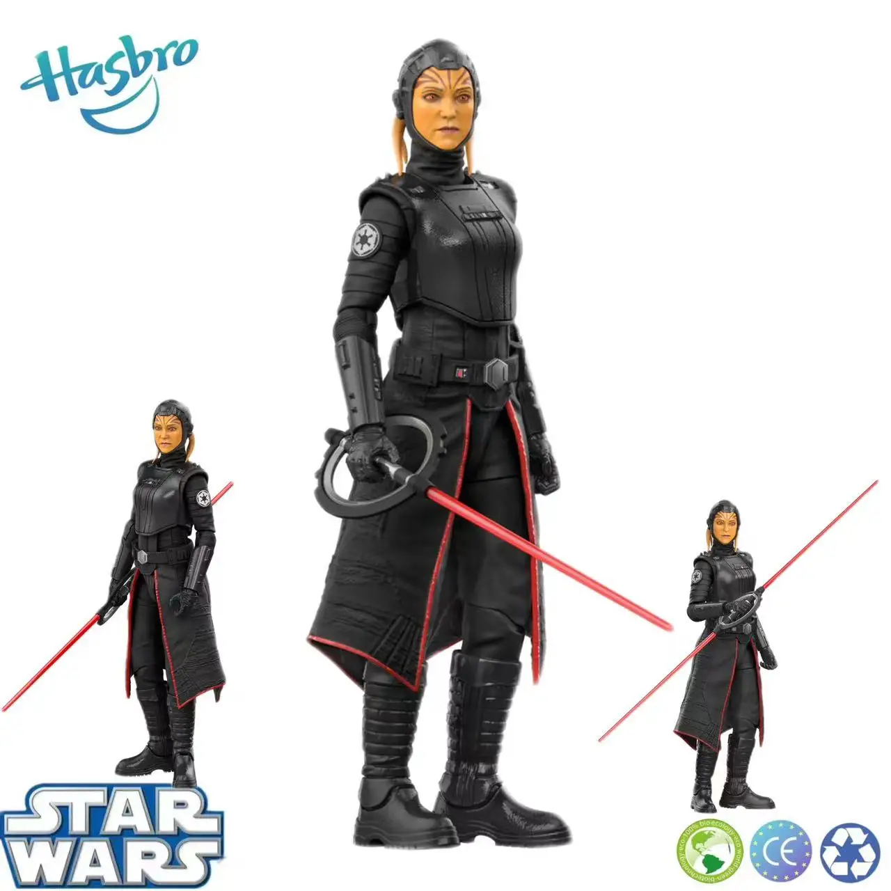Hasbro La figura de droide de seguridad de la serie negra KX Star Wars